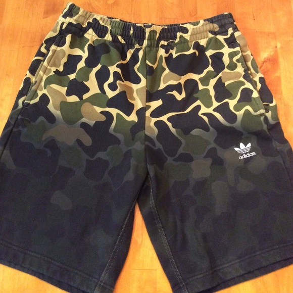 adidas Other - Adidas camo sweat shorts bape style